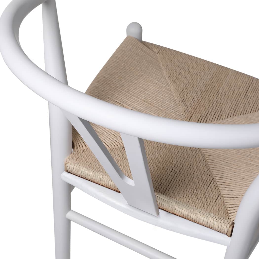 Functional 8x Dining Chairs Wooden Hans White  Foldable Function