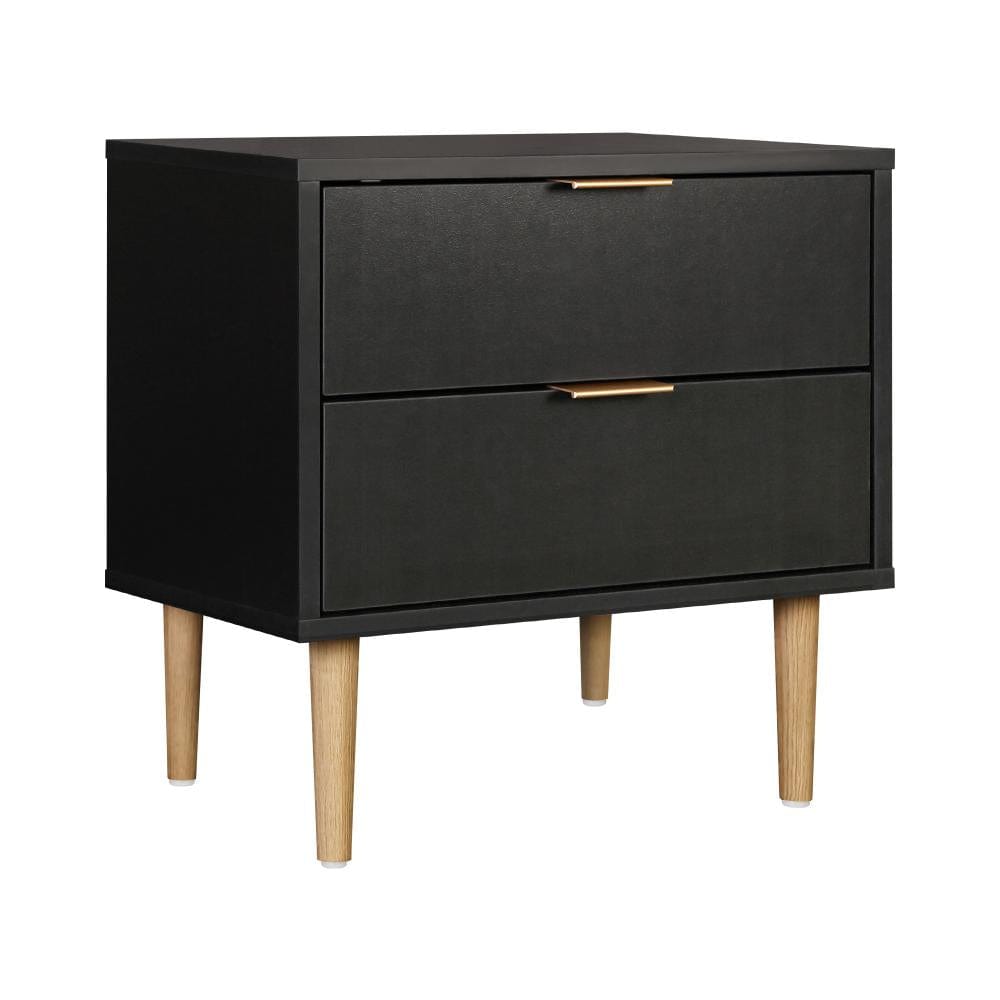 Functional Bedside Table with 2 Drawers: Organize Your Bedroom with Style