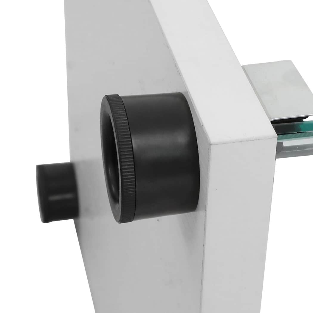 Functional Display Cabinet Tempered Glass White  Comfortable Design