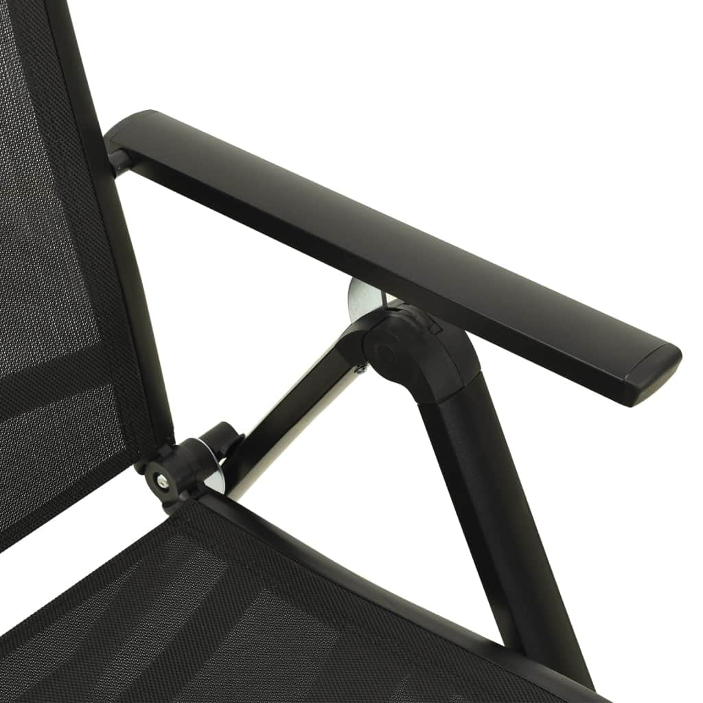 Functional Folding Garden Chairs 2 pcs Indoor Outdoor Use Home Comfort