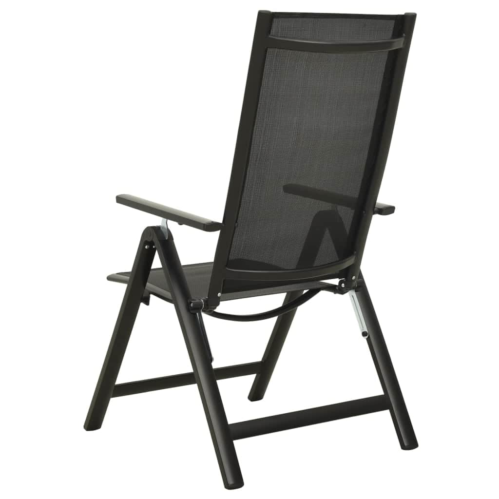 Functional Folding Garden Chairs 2 pcs Indoor Outdoor Use Home Comfort
