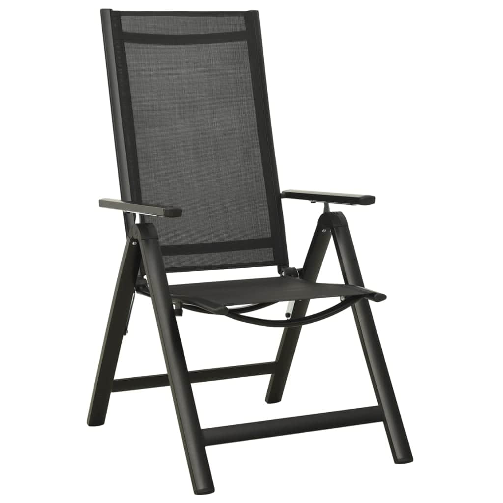 Functional Folding Garden Chairs 2 pcs Indoor Outdoor Use Home Comfort
