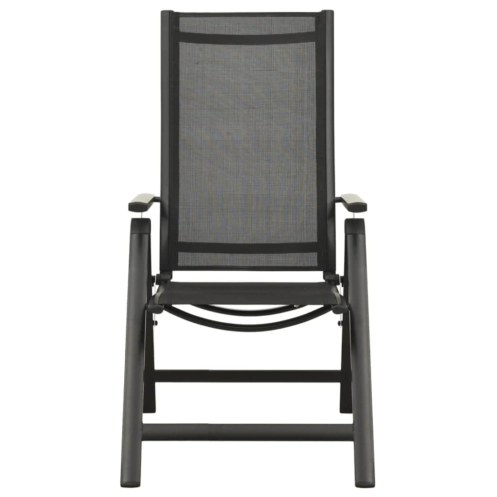 Functional Folding Garden Chairs 2 pcs Indoor Outdoor Use Home Comfort