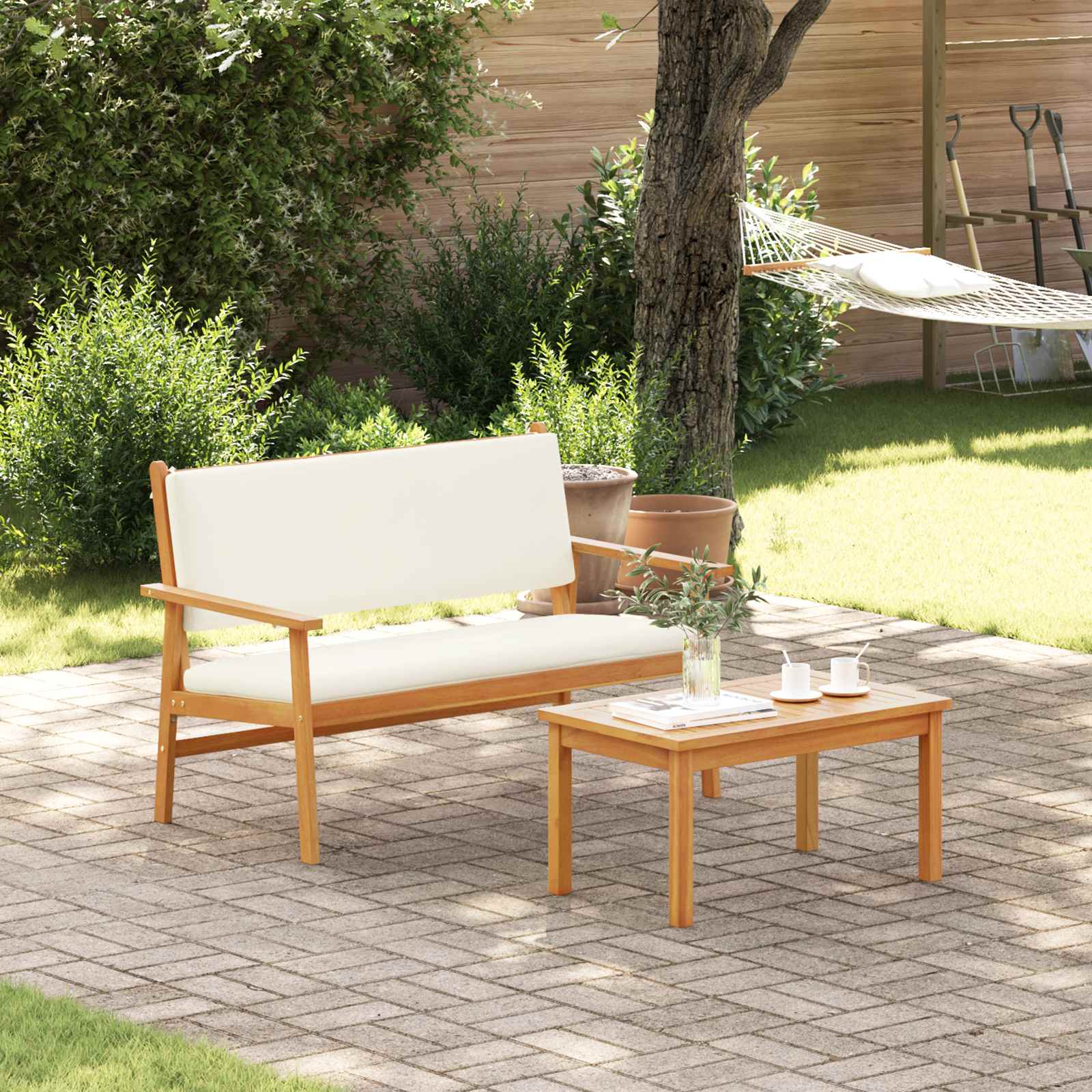 Functional Garden Sofa Set 2 pcs Living Space Upgrade Summer