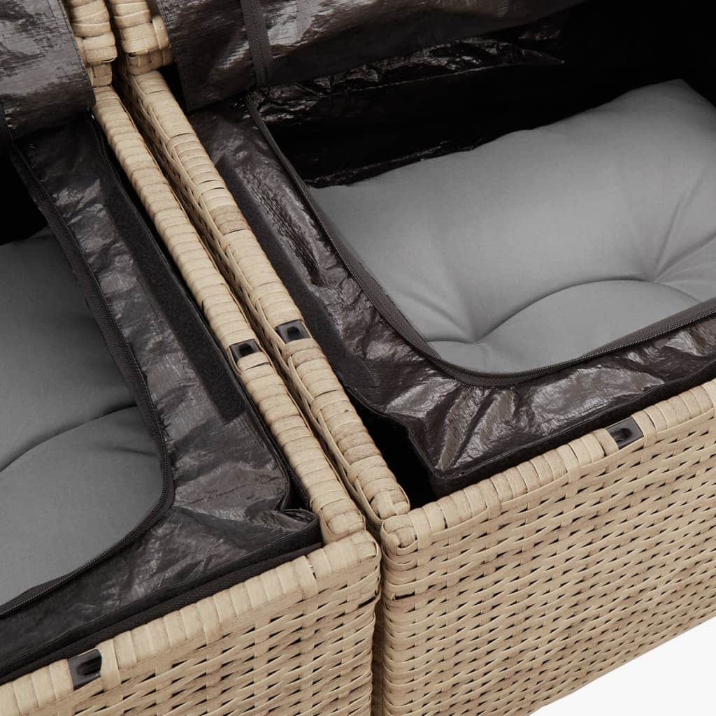 Functional Garden Sofa with Cushions 2 Daily Living Essential Urban Style