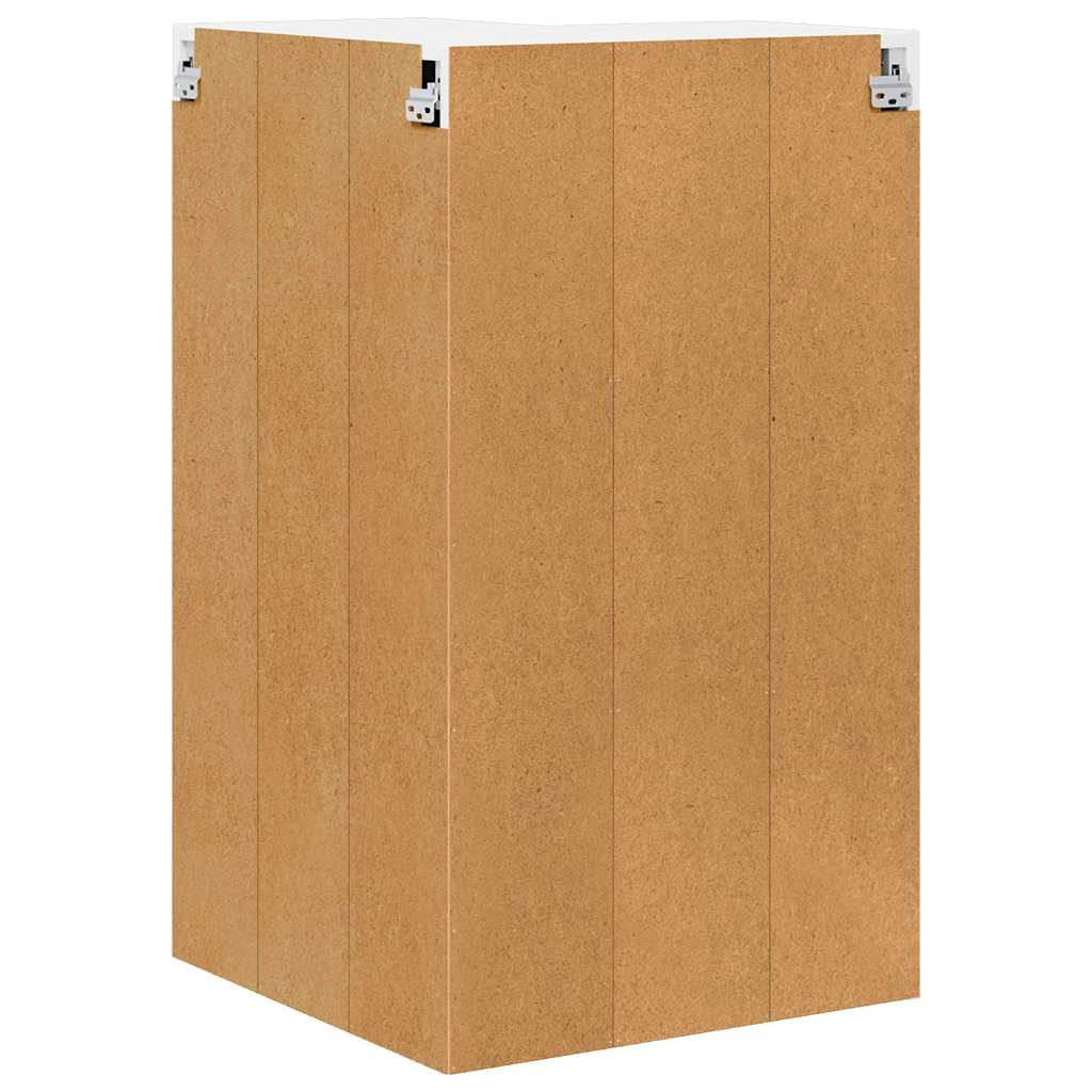 Functional Hanging Cabinet Riga White Engineered Wood