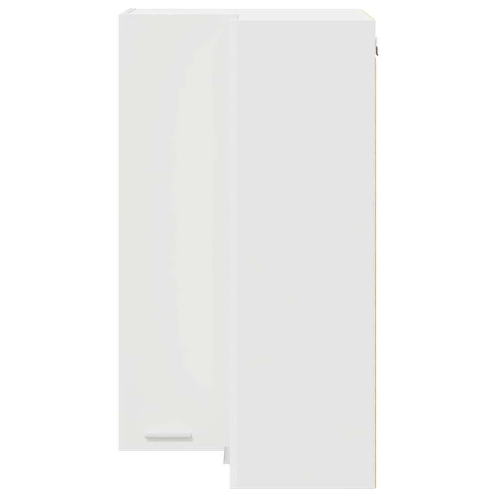 Functional Hanging Cabinet Riga White Engineered Wood