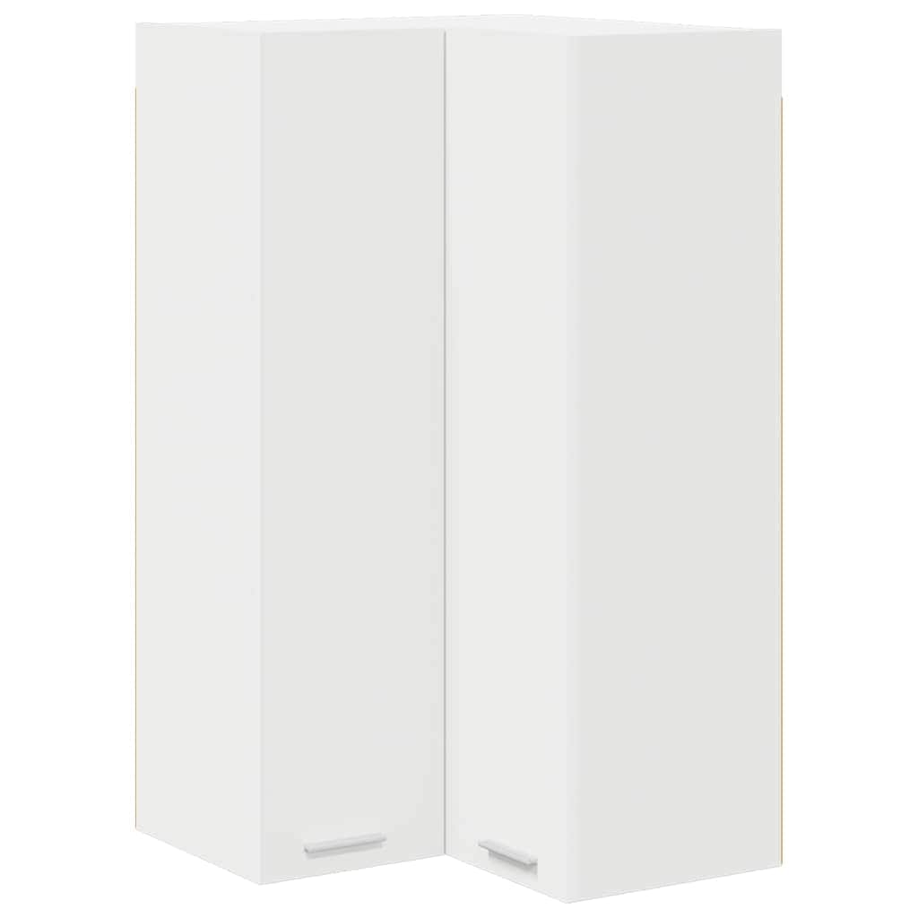 Functional Hanging Cabinet Riga White Engineered Wood