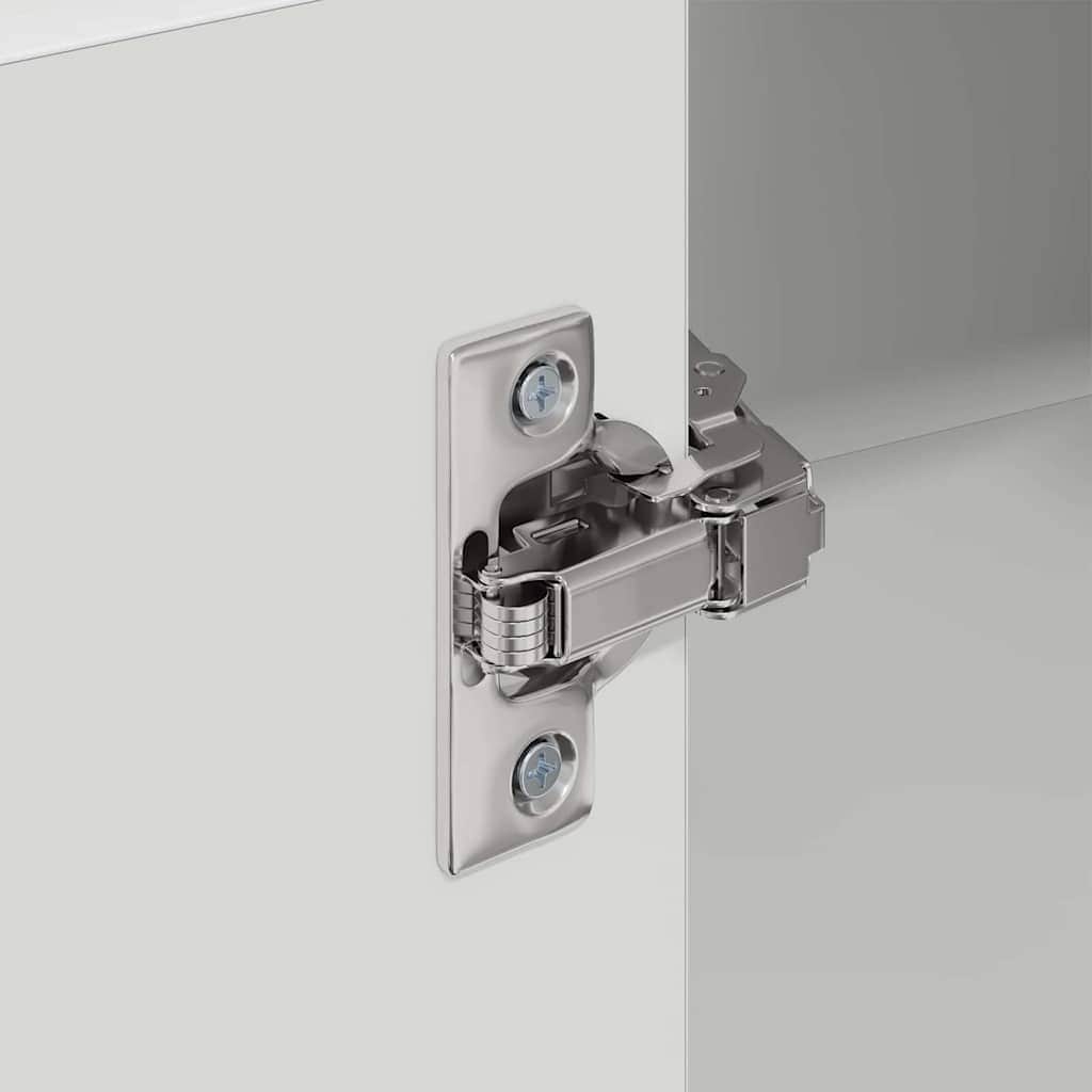 Functional Hanging Cabinet Riga White Engineered Wood