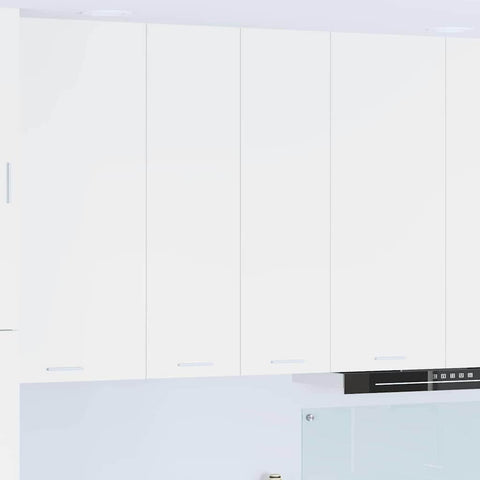 Functional Hanging Cabinet Riga White Engineered Wood - Durable