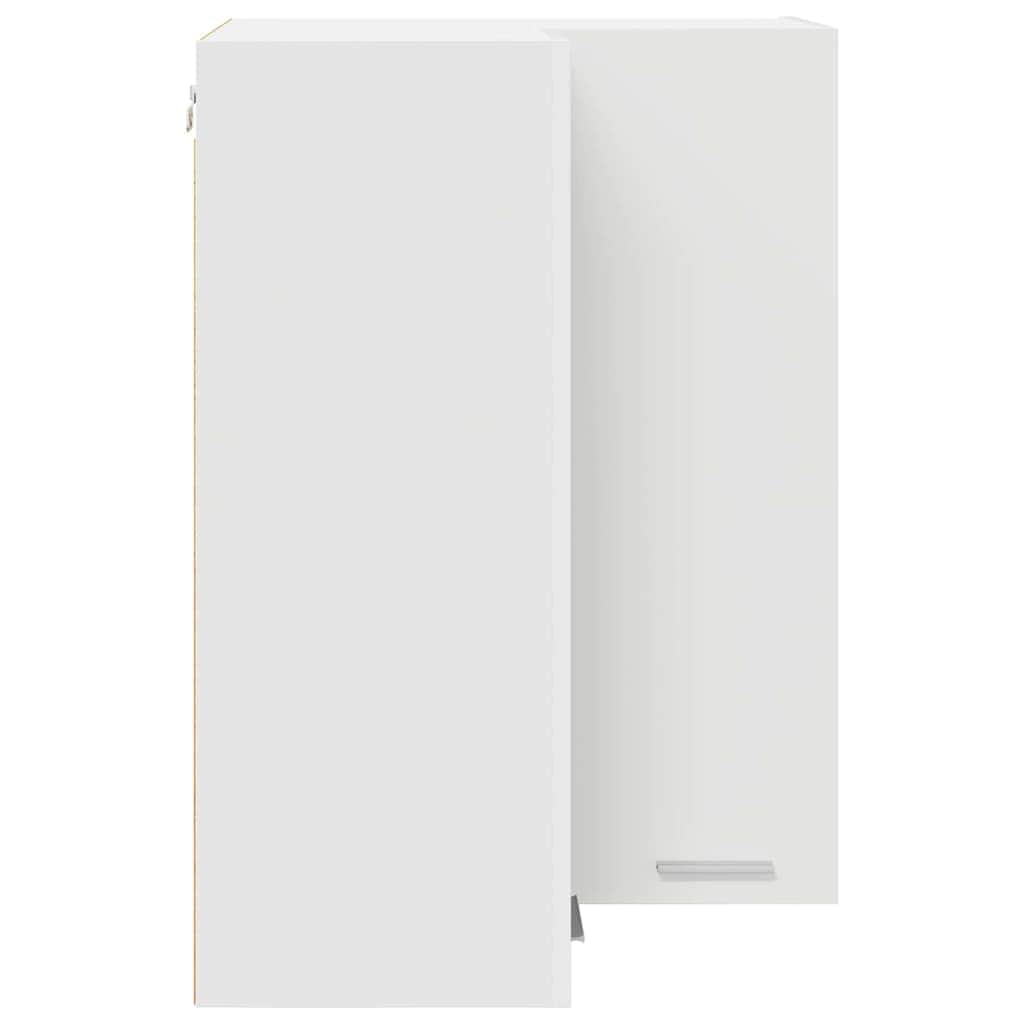 Functional Hanging Cabinet Riga White Engineered Wood - High