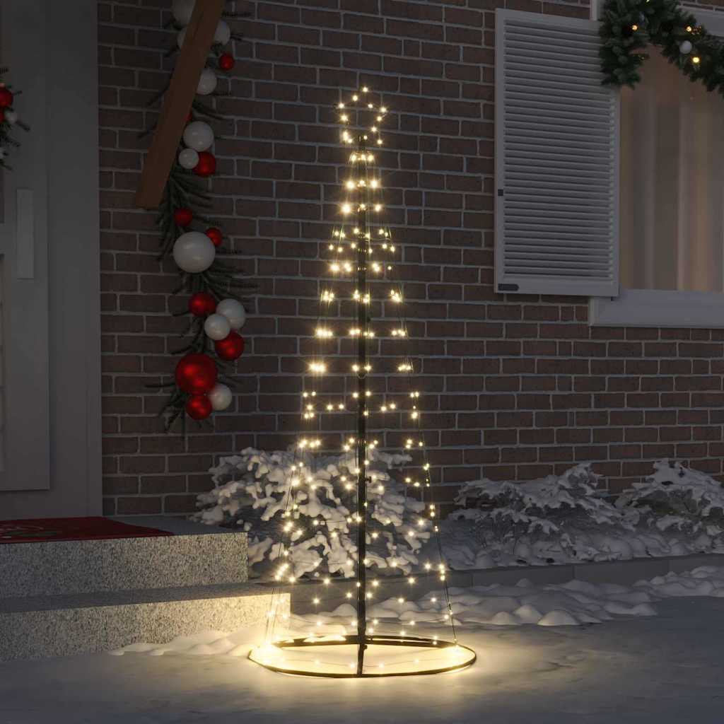 Functional LED Christmas Tree Warm White Iron - High Quality Build