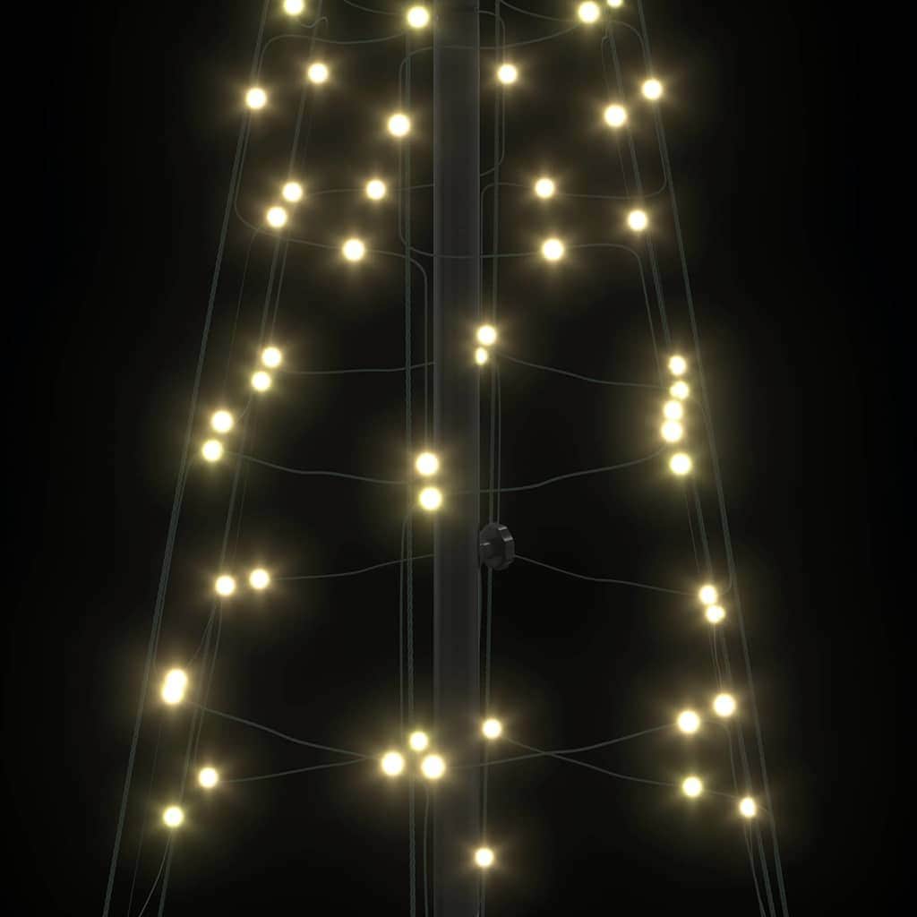 Functional LED Christmas Tree Warm White Iron - High Quality Build