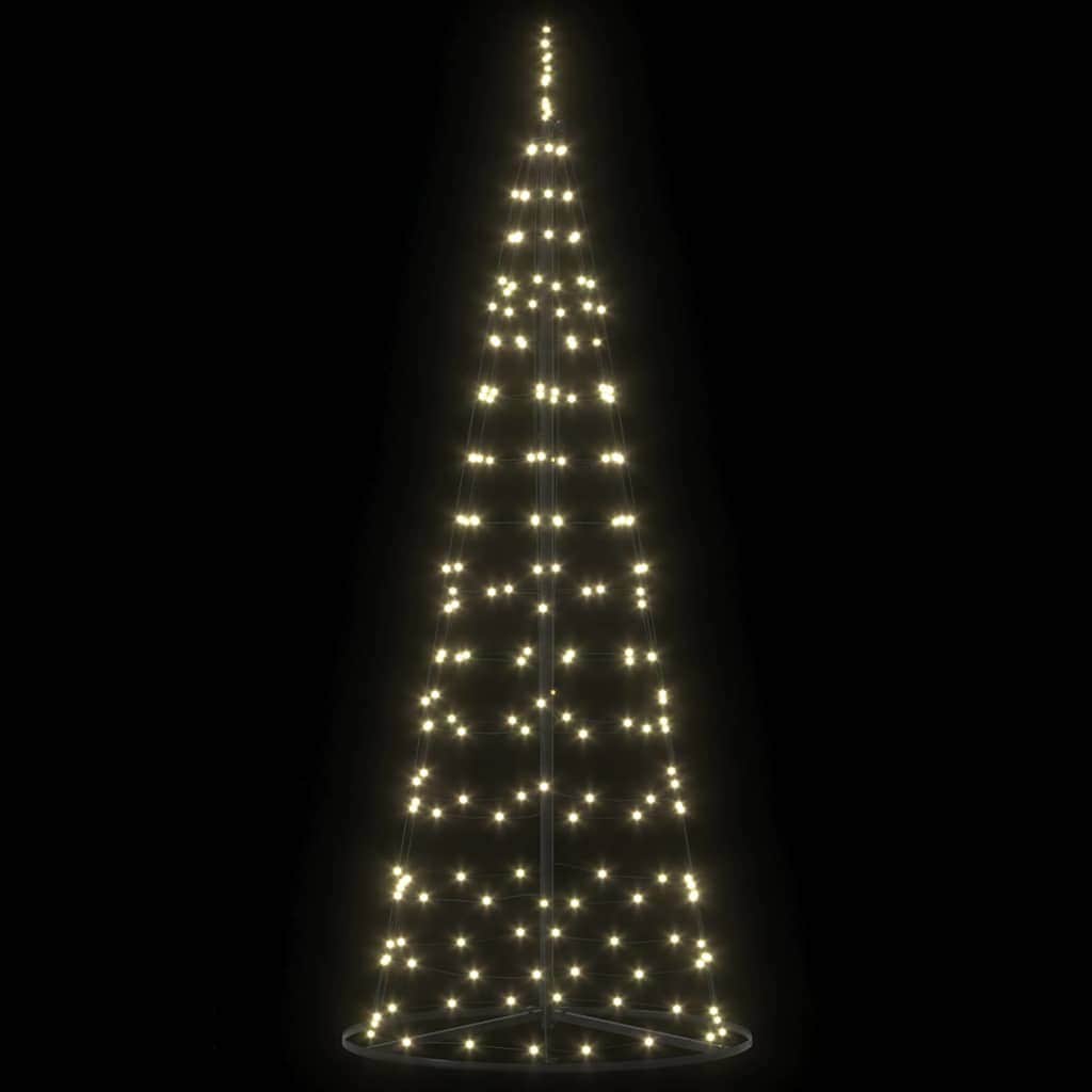 Functional LED Christmas Tree Warm White Iron - High Quality Build