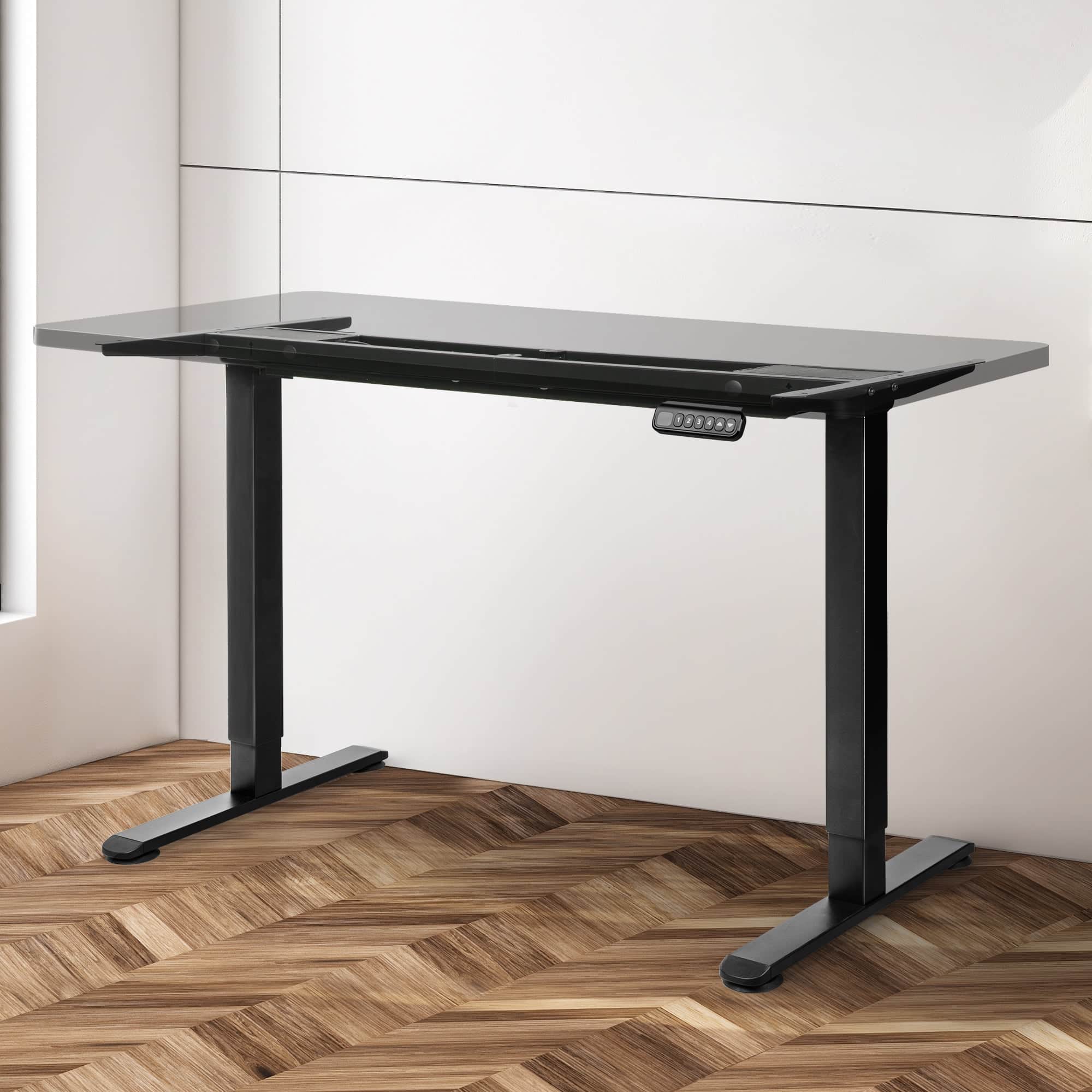 Functional Motorised Standing Desk Frame Black Dual Motor  Premium