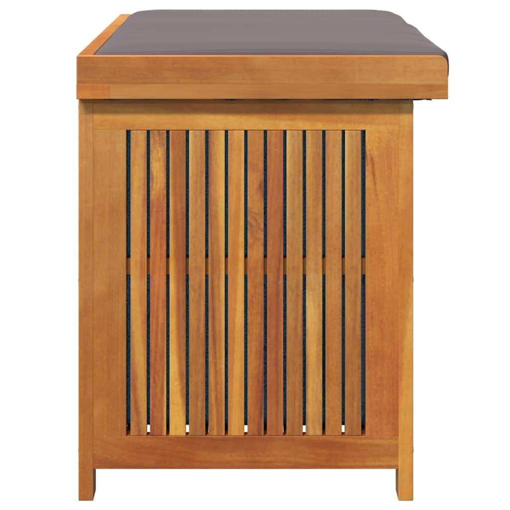 Functional Outdoor Cushion Box 90x50x60.5 Living Space Solid Wood Acacia
