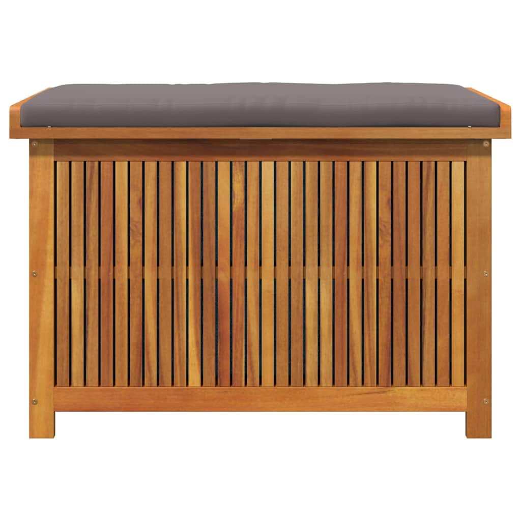 Functional Outdoor Cushion Box 90x50x60.5 Living Space Solid Wood Acacia