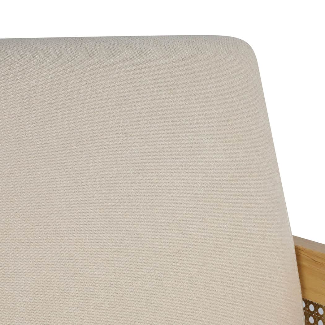 Functional Rattan Lounge Armchair  Soft Cushion Classic Durable