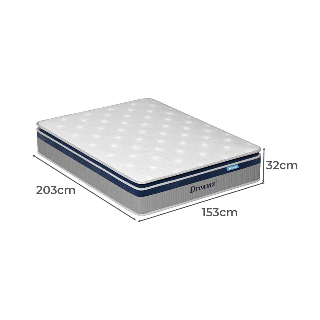 Functional Spring Mattress Pillow Top All Sizes 32CM  Scandi