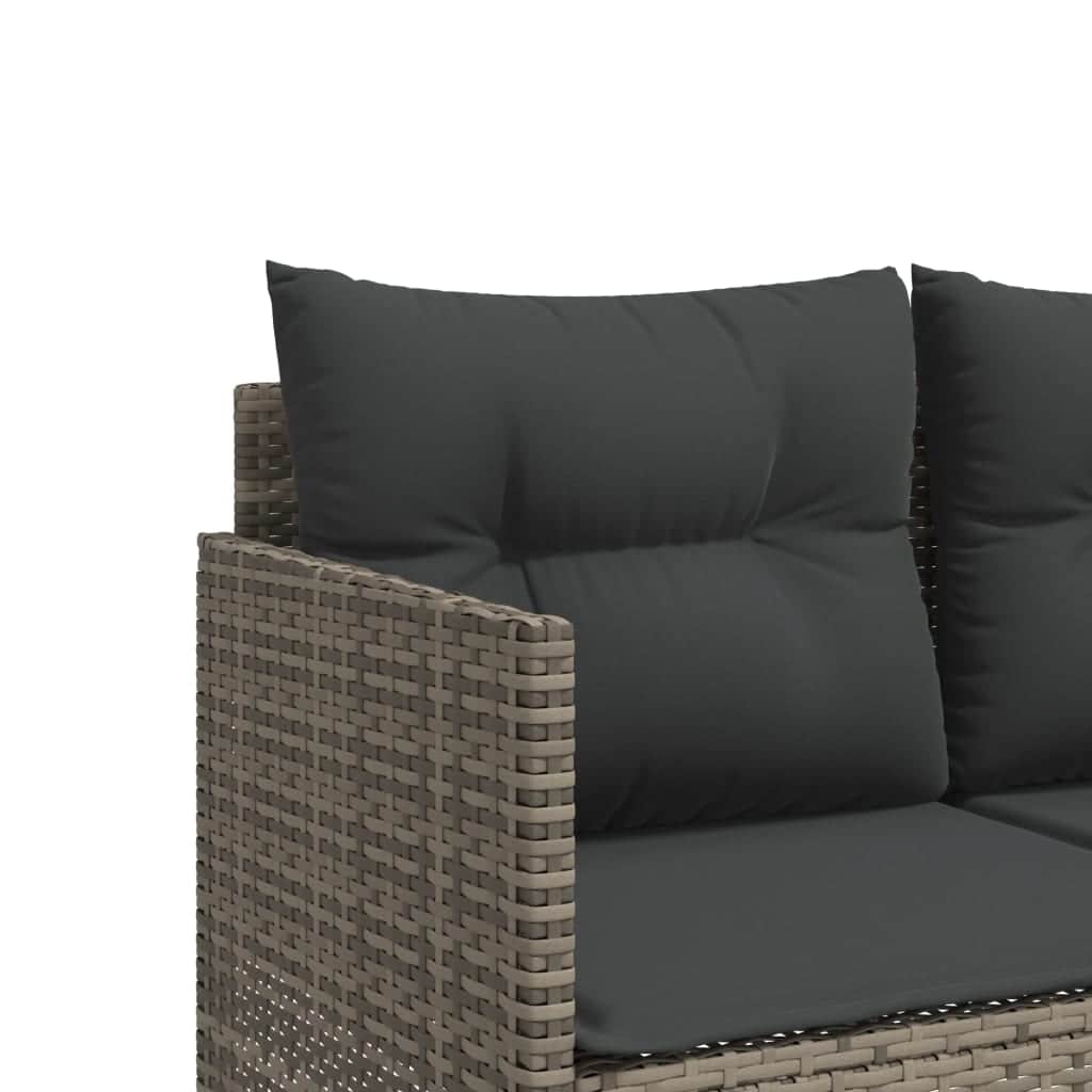 Functional Sun Lounger with Cushions Grey Daily Living Essential Outdoor Living