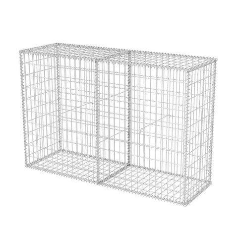 Gabion Basket Galvanised Steel  (Silver)
