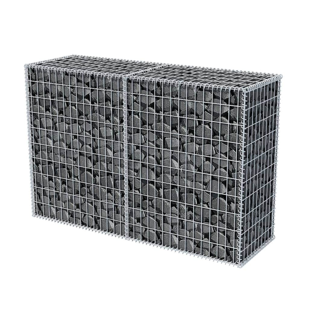 Gabion Basket Galvanised Steel  (Silver)