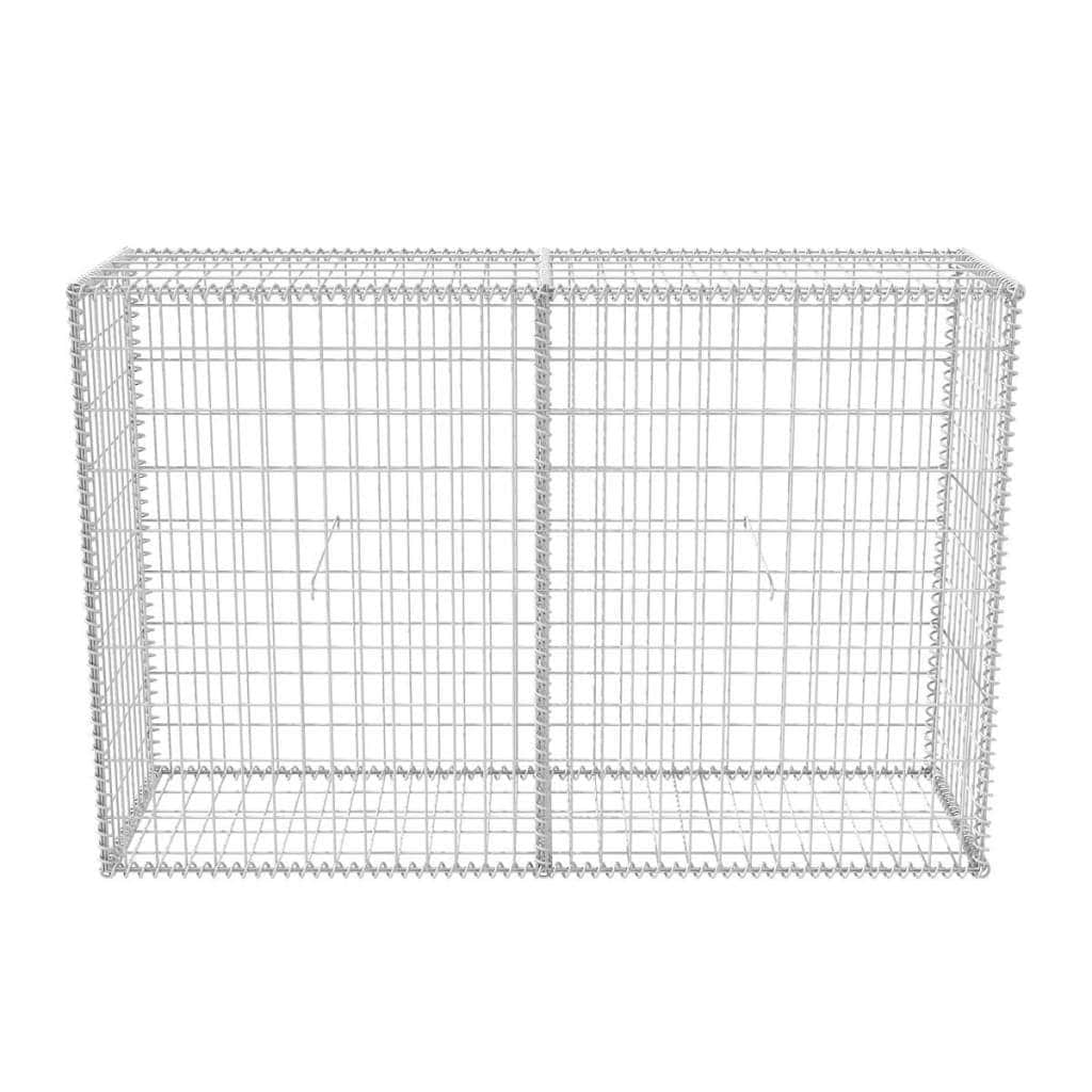 Gabion Basket Galvanised Steel  (Silver)