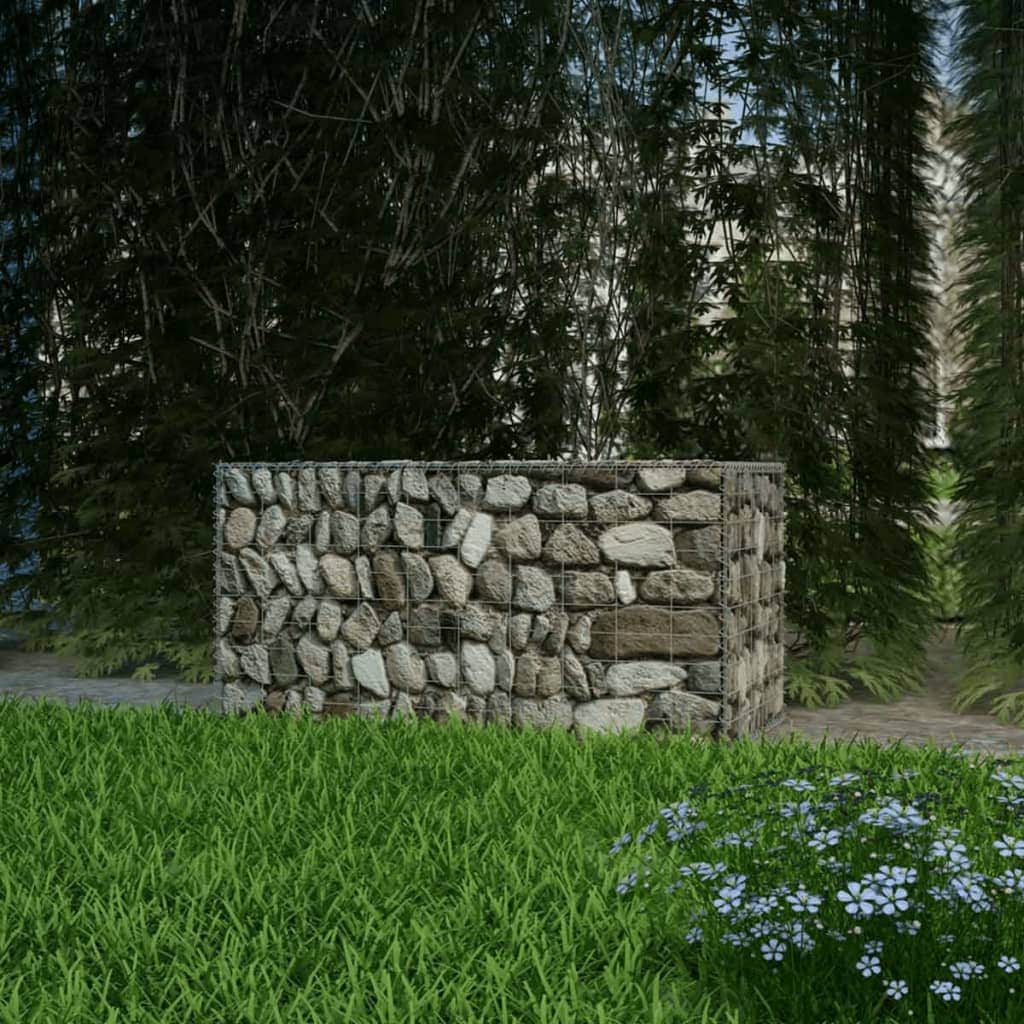 Gabion Basket Galvanised Steel "Silver"