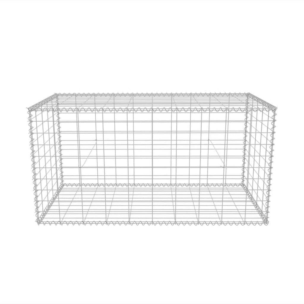 Gabion Basket Galvanised Steel "Silver"