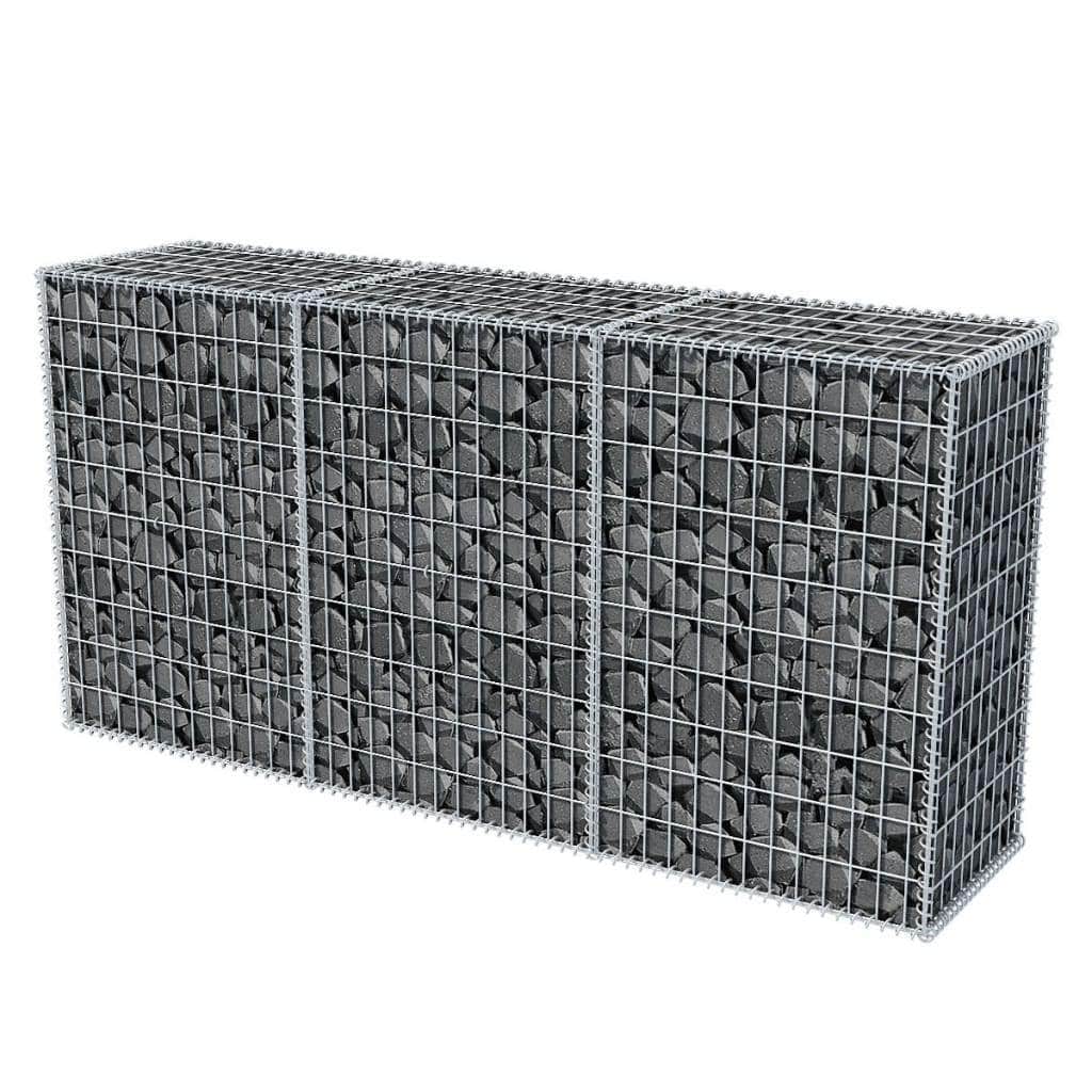 Gabion Basket Galvanised Steel - Silver