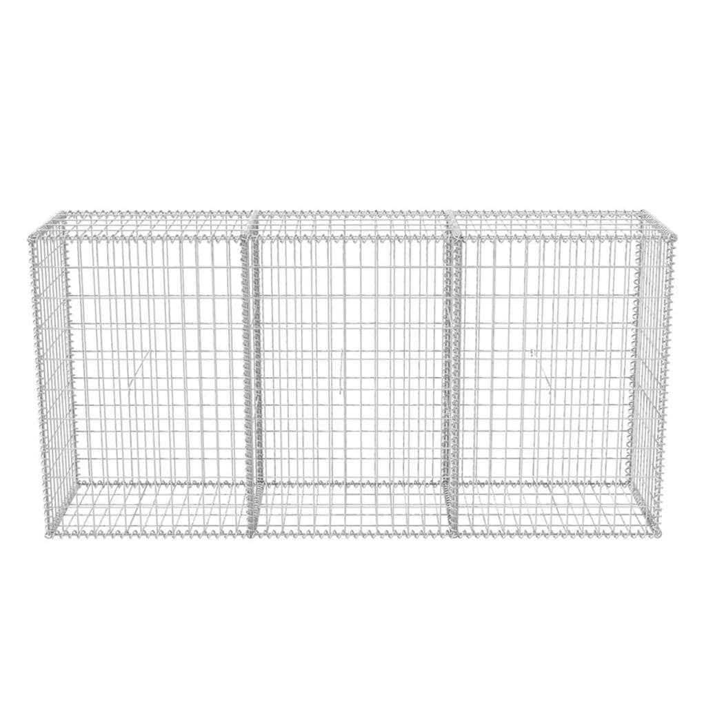 Gabion Basket Galvanised Steel - Silver