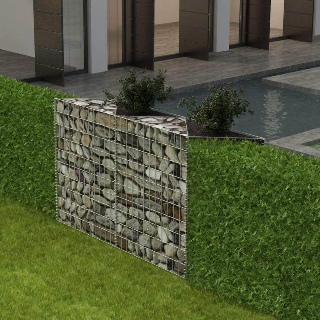 Gabion Basket Galvanised Steel  "Silver"