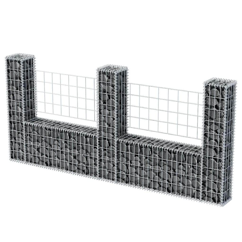 Gabion Basket U-Shape Galvanised Steel   M