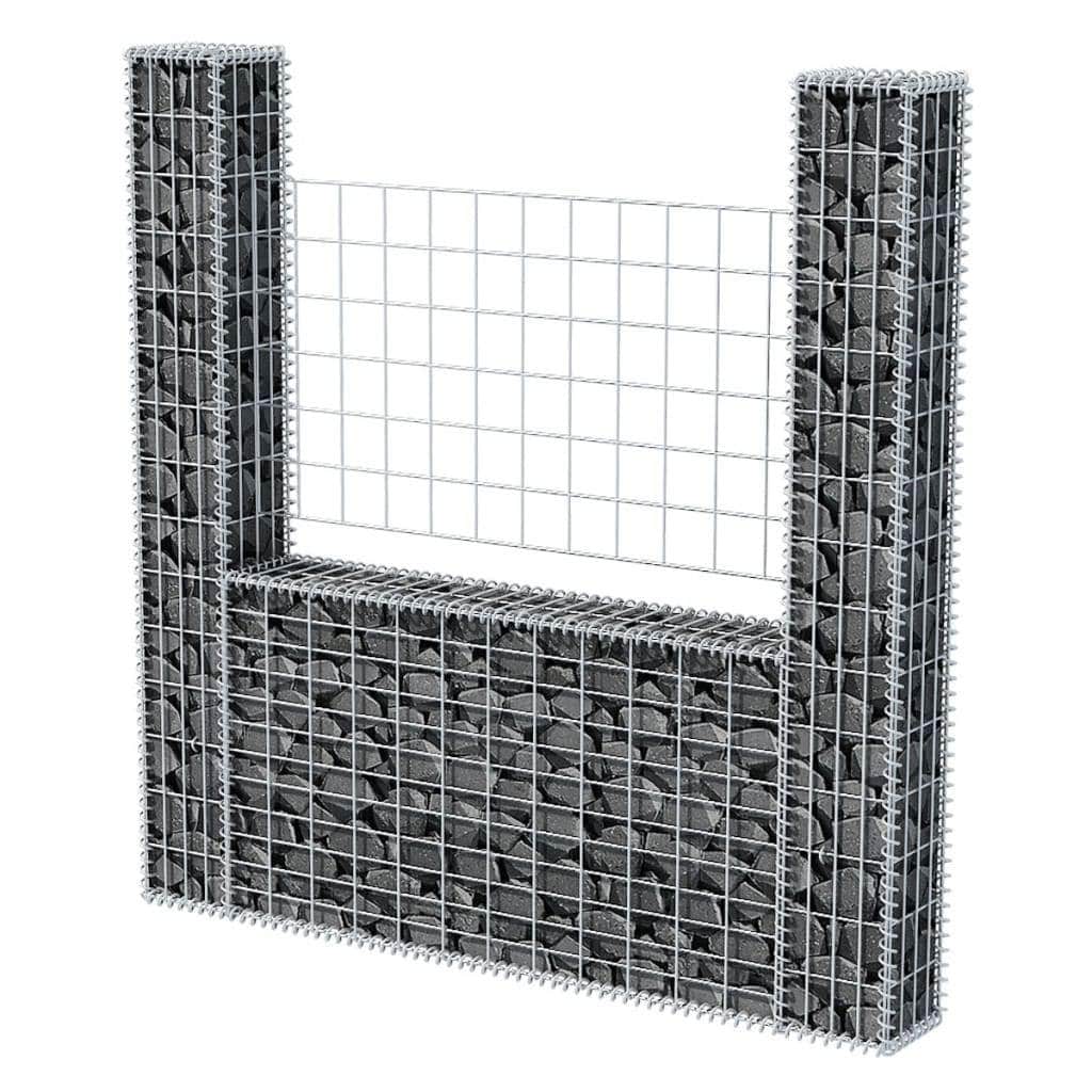 Gabion Basket U-Shape Galvanised Steel S