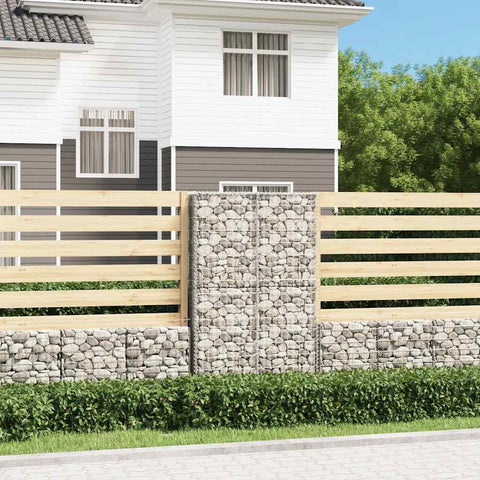 Gabion Basket with Lids Galvanised Wire XXL