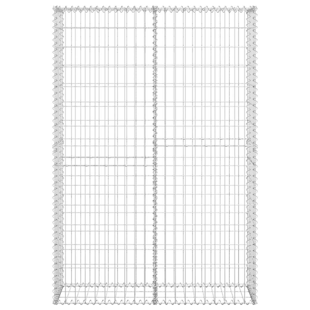 Gabion Basket with Lids Galvanised Wire XXL