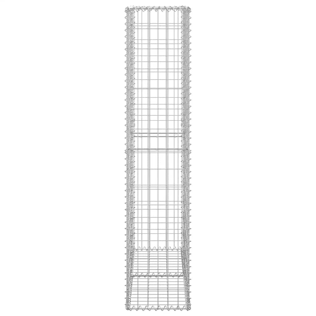 Gabion Basket with Lids Galvanised Wire XXL