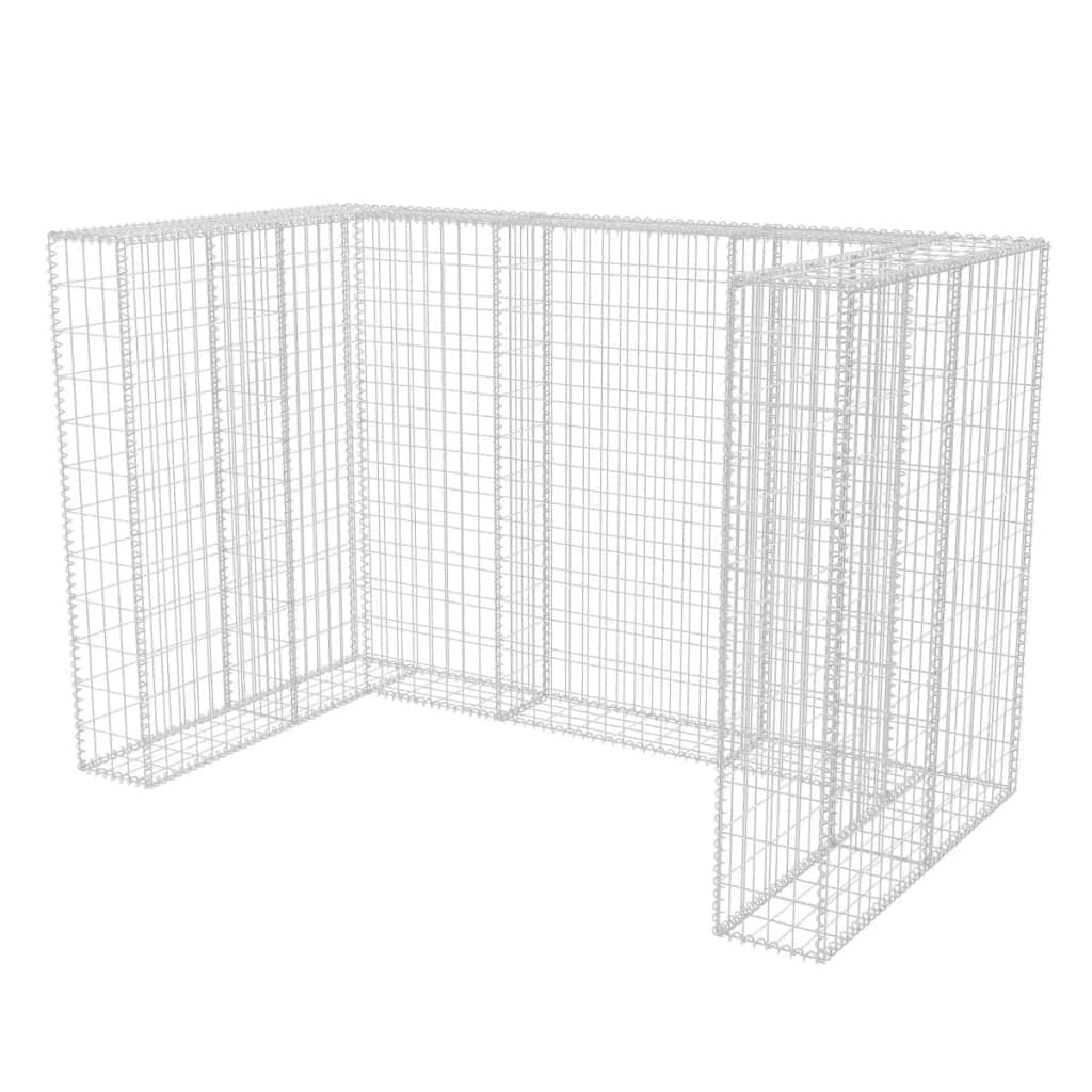 Gabion Double Wheelie Bin Surround Stee M