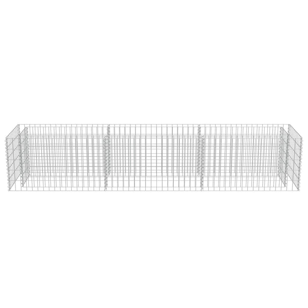 Gabion Planter Colour Silver Material Galvanised Steel