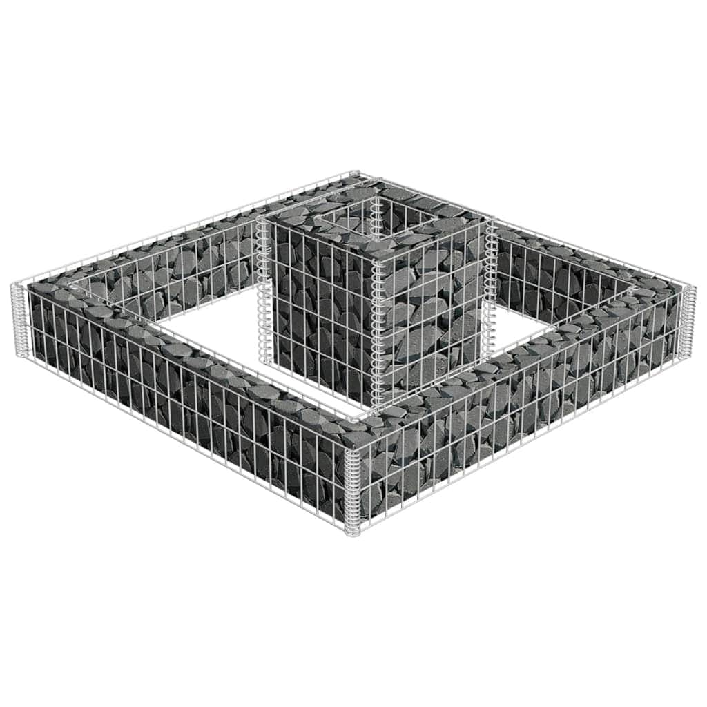 Gabion Planter Galvanised Steel M