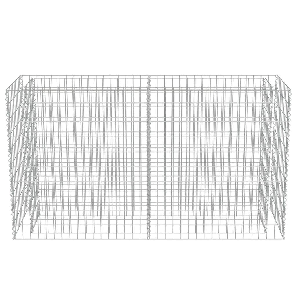 Gabion Planter Galvanised Steel {Silver}
