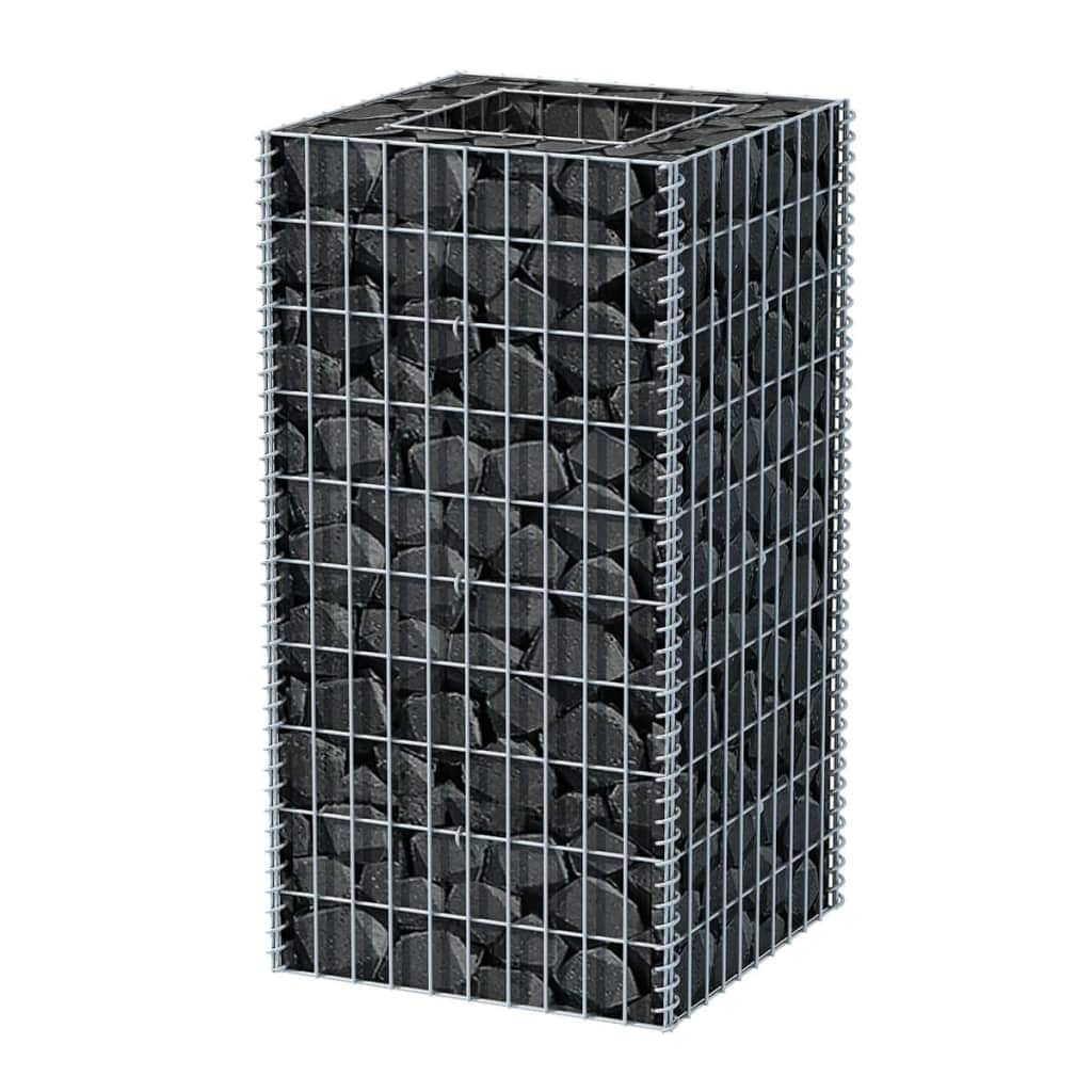 Gabion Planter Steel  "Silver"