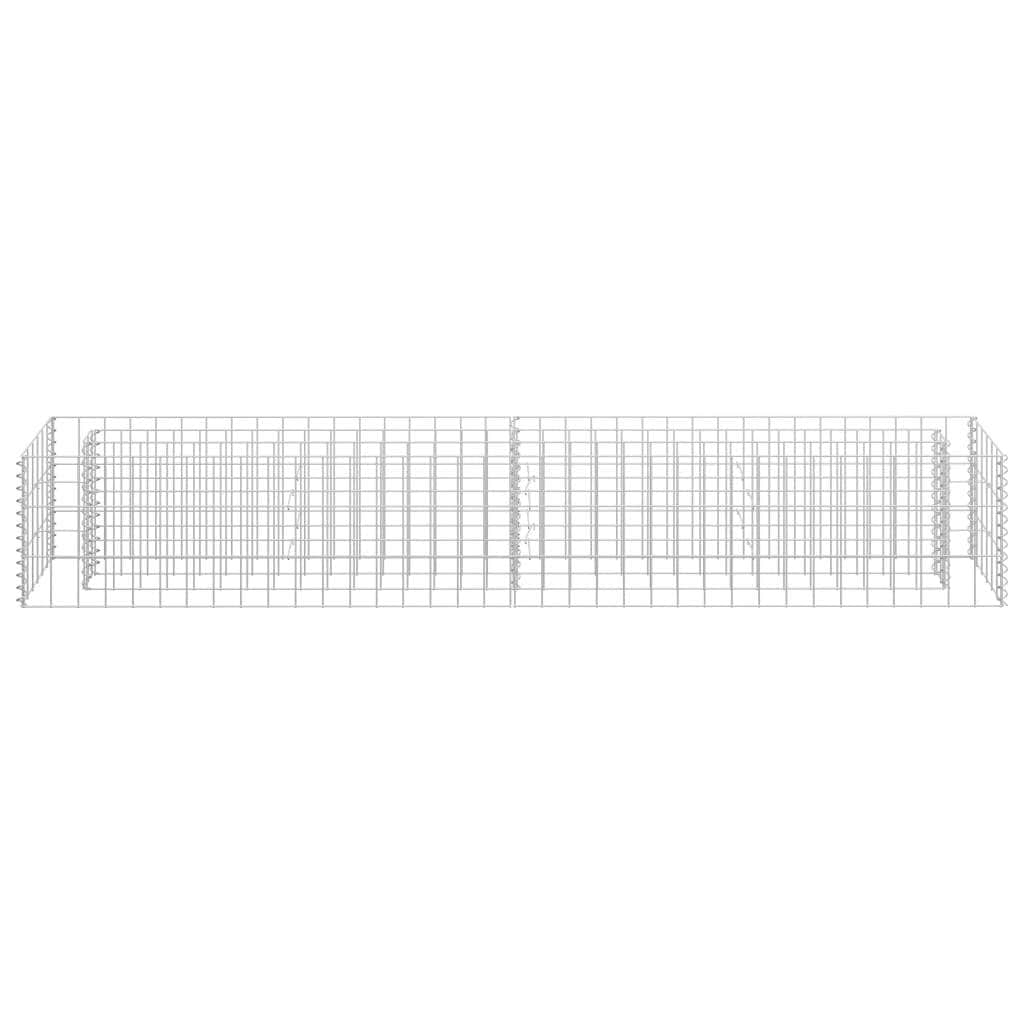 Gabion Raised Bed Silver