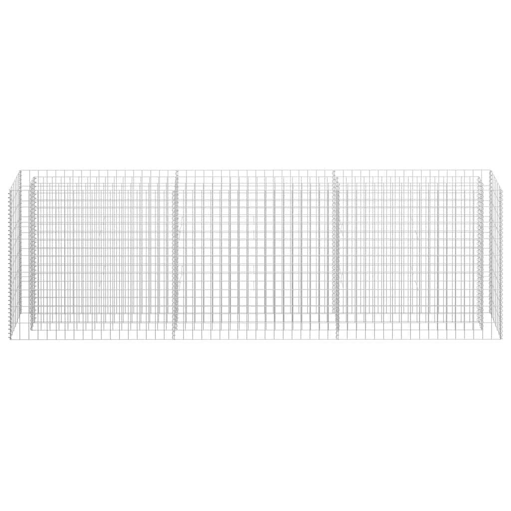 Gabion Raised Bed--Silver