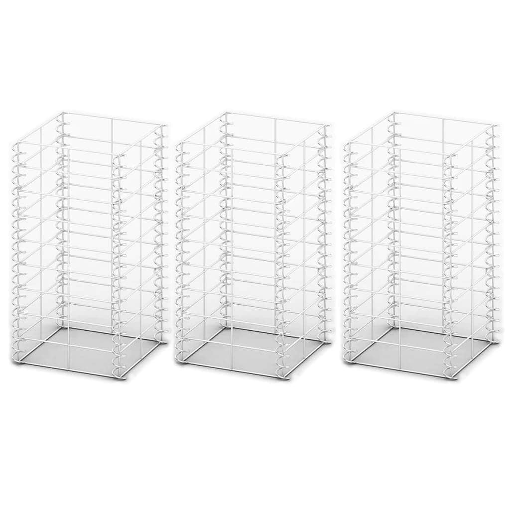 Gabion Set 3 pcs Galvanised Wire S