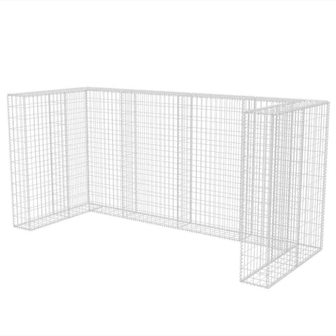 Gabion Triple Wheelie Bin Surround Steel L
