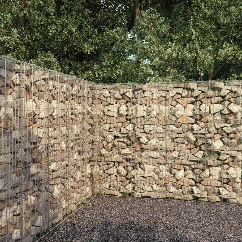 Gabion Wall with Cover Galvanised Steel