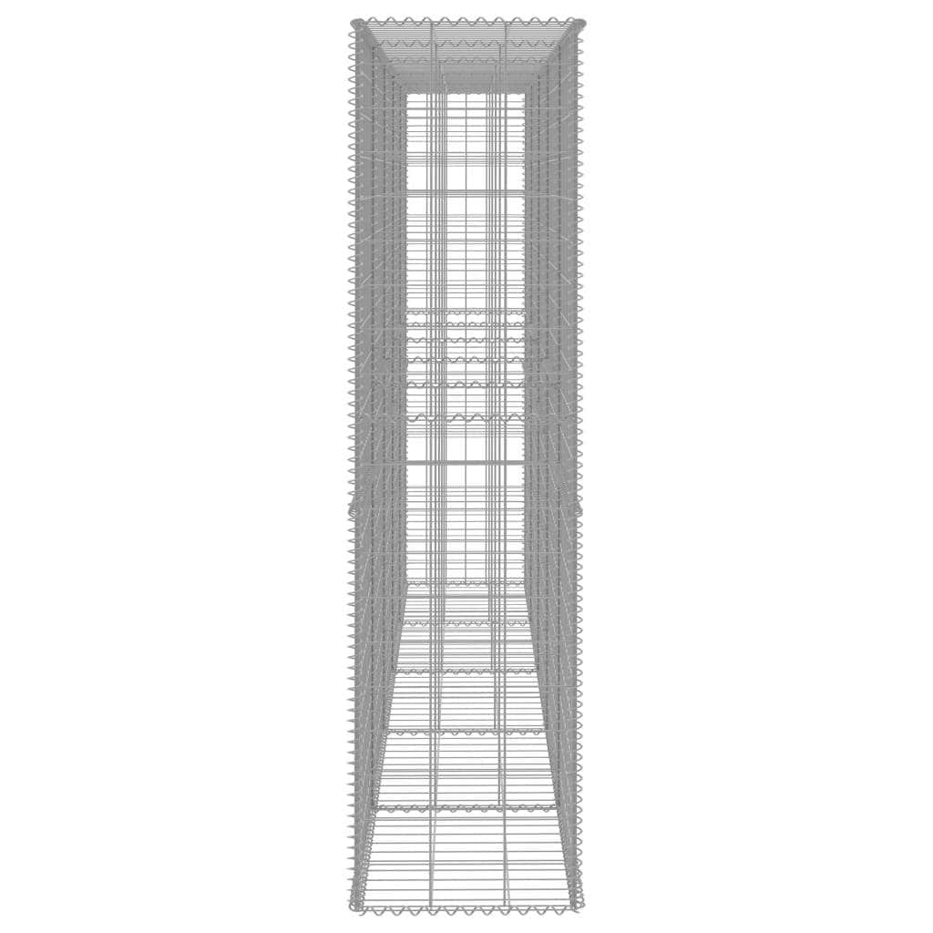 Gabion Wall with Cover Galvanised Steel