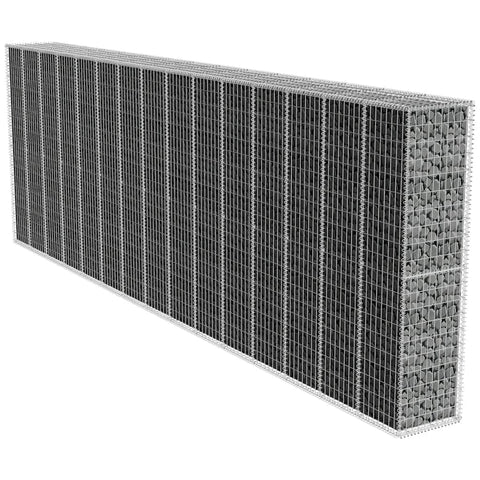 Gabion Wall with Cover Galvanised Steel