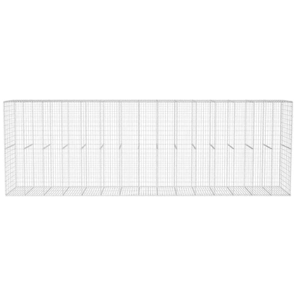 Gabion Wall with Cover Galvanised Steel